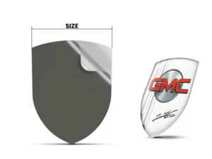 GMC Logotipos Silicona Auto Estilo Estrella Personalizable